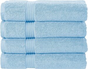 WhatsApp Image 2025-06-23 at 12.56.51 (1) UTE 4 pcs 100% Cotton Towels for Bath | Towels for Bath Small Size | Trident Bath Towel – Soft & Absorbent 70 x 140 (light blue)
