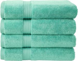WhatsApp Image 2025-06-23 at 12.56.51 UTE 4 pcs 100% Cotton Towels for Bath | Towels for Bath Small Size | Trident Bath Towel – Soft & Absorbent 70 x 140 (mint green)